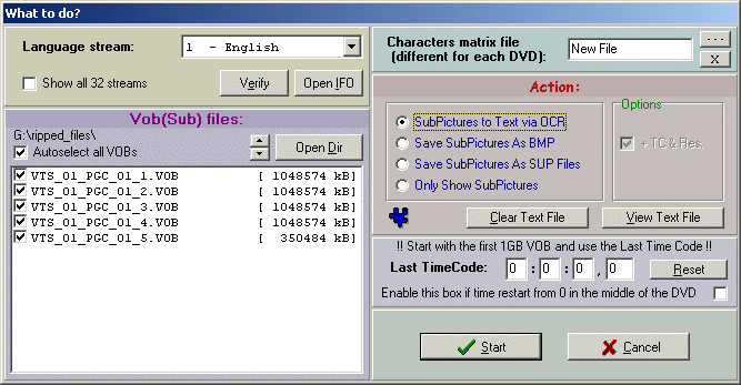 Open ripped VOB files. First thing you need to do, 