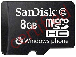 Windows Phone 7 devices get their first &apos;certified&apos; microSD card