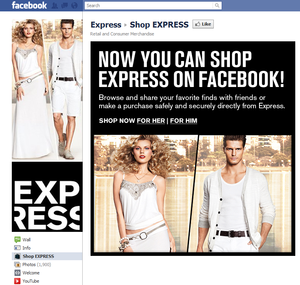 'Express' makes entire catalog available through Facebook