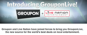 Groupon teams up with Live Nation for concert deals