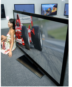 LG unveils world's largest LED 3D HDTV
