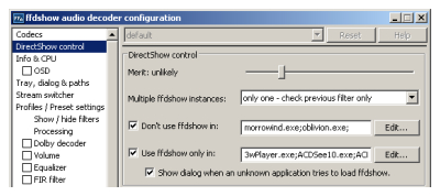 If you prefer to use a free alternative, AC3Filter may be a better choice for surround sound (Dolby and DTS).