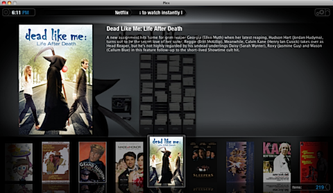 Plex media center software