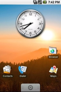 Androidin k�ytt�liittym�st� kuvia, lopullinen versio l�hestyy