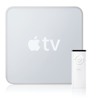 Apple TV päältä (kaukosäätimen kanssa)