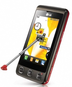 LG:lt� edullinen kosketusn�ytt�puhelin ja ohuin 8 megapikselin kamerapuhelin