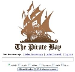 Pirate Bay rikkoi 10 miljoonan k�ytt�j�n rajapyykin