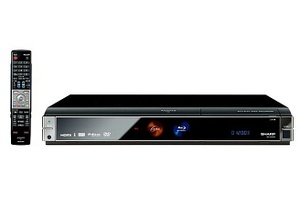 Sharpilta Blu-ray-tallennin teratavun kiintolevyll�